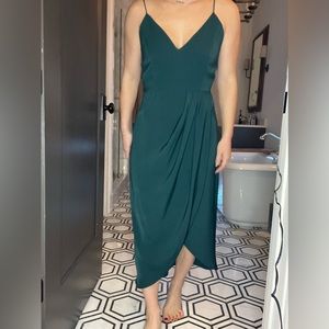 Shona Joy Jewel Green Midi Dress